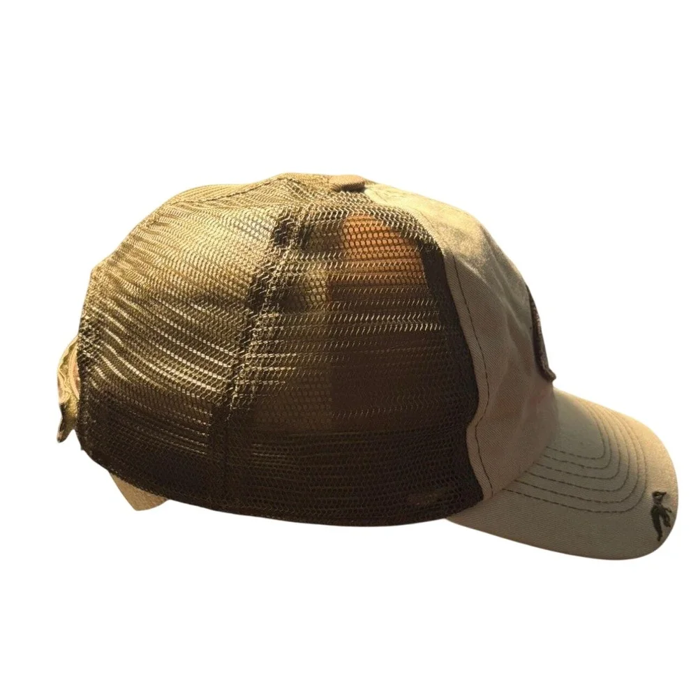 Duck Commander Arise Kill Eat Tan Brown Mesh‎ Trucker Hat Hunting Baseball Cap